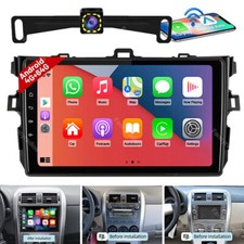 Apple Carplay For Toyota Corolla 2009-2013 Car Stereo Radio GPS Navi +Camera picture