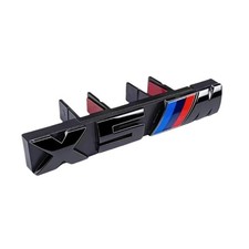 New 3D For X5 X5 M Letter Car Front Grid Grill Emblem Badge Sticker Gloss Black  picture