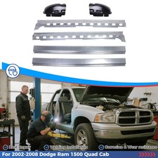 For 2002-2008 Dodge Ram Quad Cab Inner & Outer Rocker Panels & Cab Corners 6PCS picture