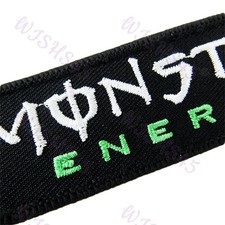 ENERGE DRINK DOUBLE SIDED EMBROIDERED KEYCHAIN For MONSTER CELL HOLDERS KAWASAKI picture