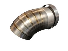 Universal Clamp on Titanium Exhaust Tip JDM Dolphins Style in 89mm picture