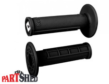 New ODI MX Single-Ply Half Waffle Grips Dirtbike MX Motorcycle Black Ruffian 7/8 picture
