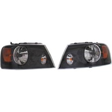 Headlights Set Halogen For 2006-2008 Ford F-150 Harley-Davidson Edition picture