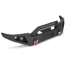 For 2005-2015 Toyota Tacoma Steel Front Bumper W/LED Lights Winch Plate D-Rings picture