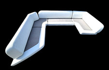 Azimut 2019 Atlantis Coupe 51 Sectional Lounge Space Cushion Set NEW OEM picture
