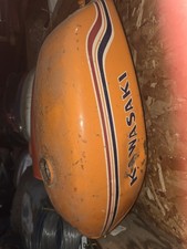 1972 Kawasaki F6 125 Enduro Gas Fuel Petrol Tank Original Paint picture