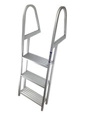 Pactrade Marine Pontoon Boat Aluminum 3 Step Heavy Duty Removable Dock Ladder picture