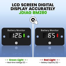 Battery Monitor12v 24v 36v 48v 60v 72v ,Car Golf cart Battery Indicator Meter US picture