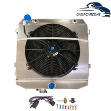 3 Row Aluminum Radiator+Fan Shroud+Relay For 1955-1957 Chevy 150/210/Bel Air picture