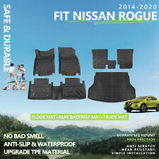 For 2014-2020 Nissan Rogue SV S SL Floor Mats Trunk Mat Cargo Liners Accessories picture