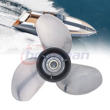 Stainless Steel Propeller 14x17 Fit Suzuki Outboard Motor DFA 50-140 HP 15 Tooth picture
