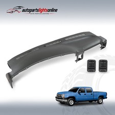Molded Dash Cover Cap Board Fit For 1999-2006 Chevy Silverado Sierra Dark Gray picture