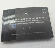 MERCEDES BENZ Type 280S / 450 SE / 450 SEL Catalog D Guide Manual Engine/Chassis picture