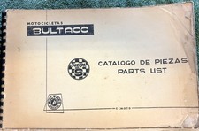 Original Factory Bultaco Sherpa S Parts Manual Catalog picture