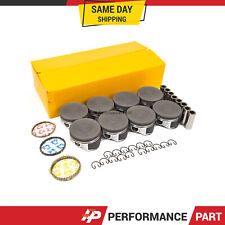 Pistons with Rings @STD Fit 99-04 GMC Yukon Sierra Chevrolet Tahoe 1500 4.8L picture