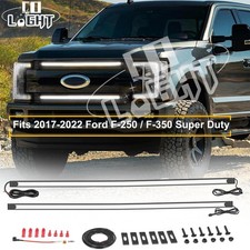 2x For 2017-2022 Ford Super Duty F250 F350 LED Grill Accent Lights Bar DRL 6000K picture