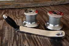 2-BARLOW 16 Chrome Winches Windlass Australia Sailboat/Sail Boat Winch Handle picture