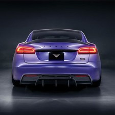 Vorsteiner Aero VRS Rear Diffuser Carbon Fiber 2x2 Glossy Fits Tesla S Plaid picture