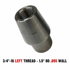 Weld Bung 3/4-16 LHT 1.5 .095 Wall Heim Joint Rod End Adapter UTV ATV Suspension picture