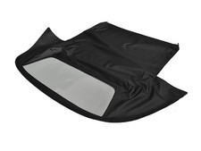 Fits Camaro Firebird 1987-89 Soft Top Pinpoint Vinyl Black 51.5-In Frame picture