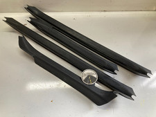 86-93 Volvo 240 Door Sill Trim SET OF 4 Sedan/Wagon Black OEM picture