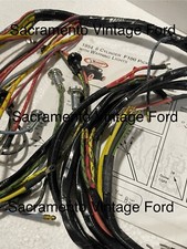1954 Ford 6 Cylinder F100 Pickup Truck Wire Harness Under Dash Cowl Wiring USA picture