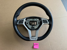 2013-2016 Mercedes R231 SL550 SL400 OEM Black Leather Steering Wheel + Controls picture