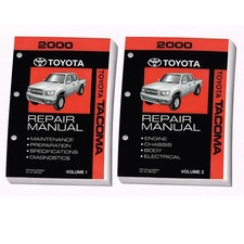 2000 Toyota Tacoma Shop Service Repair Manual Book Engine Drivetrain OEM picture