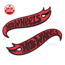 Camaro 3D Hot Wheels Letter Fender Marker Logo Emblem Badge ZL1 Z28 Black Red picture