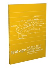 1970-1971 Challenger Body and Electrical Assembly Manual Dodge Factory RT TA picture