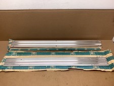 NOS 65 66 Corvette Interior Door Sill Plates 6 hole Pair 3797499 NCRS OEM picture