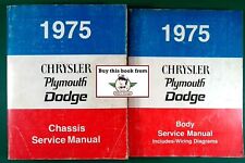 1975 Chrysler/Plymouth/Dodge Shop Service Manuals Road Runner/Duster/Charger+ picture