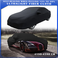 For Bugatti Veyron Black Full Car Cover Satin Stretch Dustproof INDOOR Garage picture