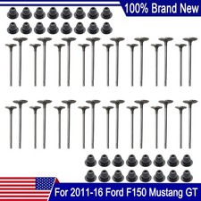 For 2011-2016 Ford F150 mustang GT 5.0L New Intake Exhaust Valves + Valve Seals picture