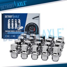 20pc Chrome 12x1.5 Wheel Lug Nuts for VW Routan Chrysler Town & Country Ram C/V picture