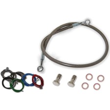 Streamline Rear Brake Line - Blue, Stock LTR450-R-B picture