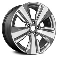 5-Spoke Machined and Dark Charcoal 19x7.5 Alloy Wheel Fits 2021-25 Nissan Rogue picture