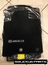 Lexus LX570 (2013-2018) OEM Genuine CARPET FLOOR MATS 3pc Set (Black) picture