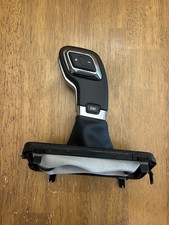 New 2015-2020 F-150 OEM XLT Leather Shifter Handle w/ Console Shift Grey Stitch picture