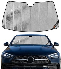 Windshield Sun Shade Mercedes Benz C Class Sedan 2015-2021 A-SS539 Pigenius picture