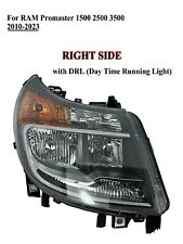 Passenger Right Side Headlamp Headlight with DRL for 2010-2022 RAM Promaster picture