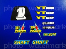 1984-1985 TRI-ZINGER 11pc YT60 Blue Model Trike Decal Stickers graphics 3wheeler picture