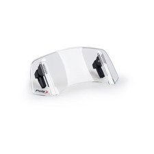 Puig 2.0 Multi-Adjustable Windscreen Visor - Clear, Clip-On Style / 300mm x picture