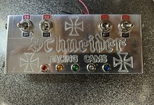 CUSTOM ‘SCHNEIDER CAMS’ SWITCH PANEL  SW SUN CRAGAR HOTROD VINTAGE DRAG M/T picture