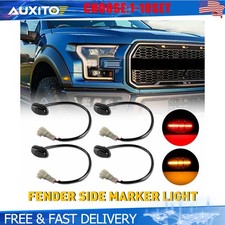 Smoke LED Rear Front Fender Flare Side Marker Lights For 17-21 Ford Raptor 4-20X picture