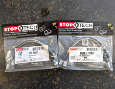 StopTech Stainless Steel Brake Line Kit Front & Rear for 1996-2009 Audi A4 NEW picture