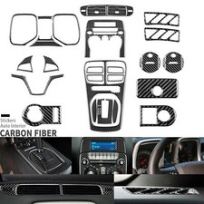42Pcs Real Carbon Fiber Full Interior Kits Decorative For Chevrolet Camaro 10-15 picture