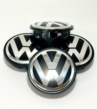 New Volkswagen 65mm 2.5 Wheel Cap - 4 pieces - Fits Jetta Passat Golf CC Tiguan picture