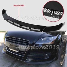For Audi TT TTS Quattro Glossy Front Bumper Lip Spoiler Splitter Spoiler Kit picture