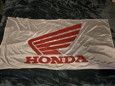 Honda Racing With Wings Flag White With Red Logo 60